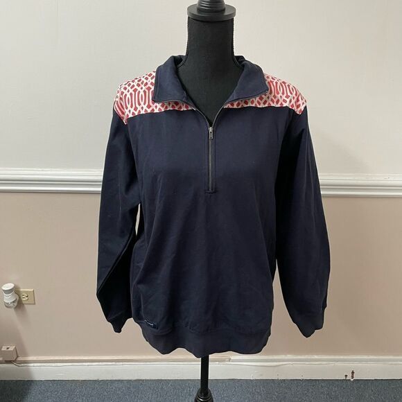 NWT Simply Southern Pullover in Vine-Navy - Picture 1 of 4